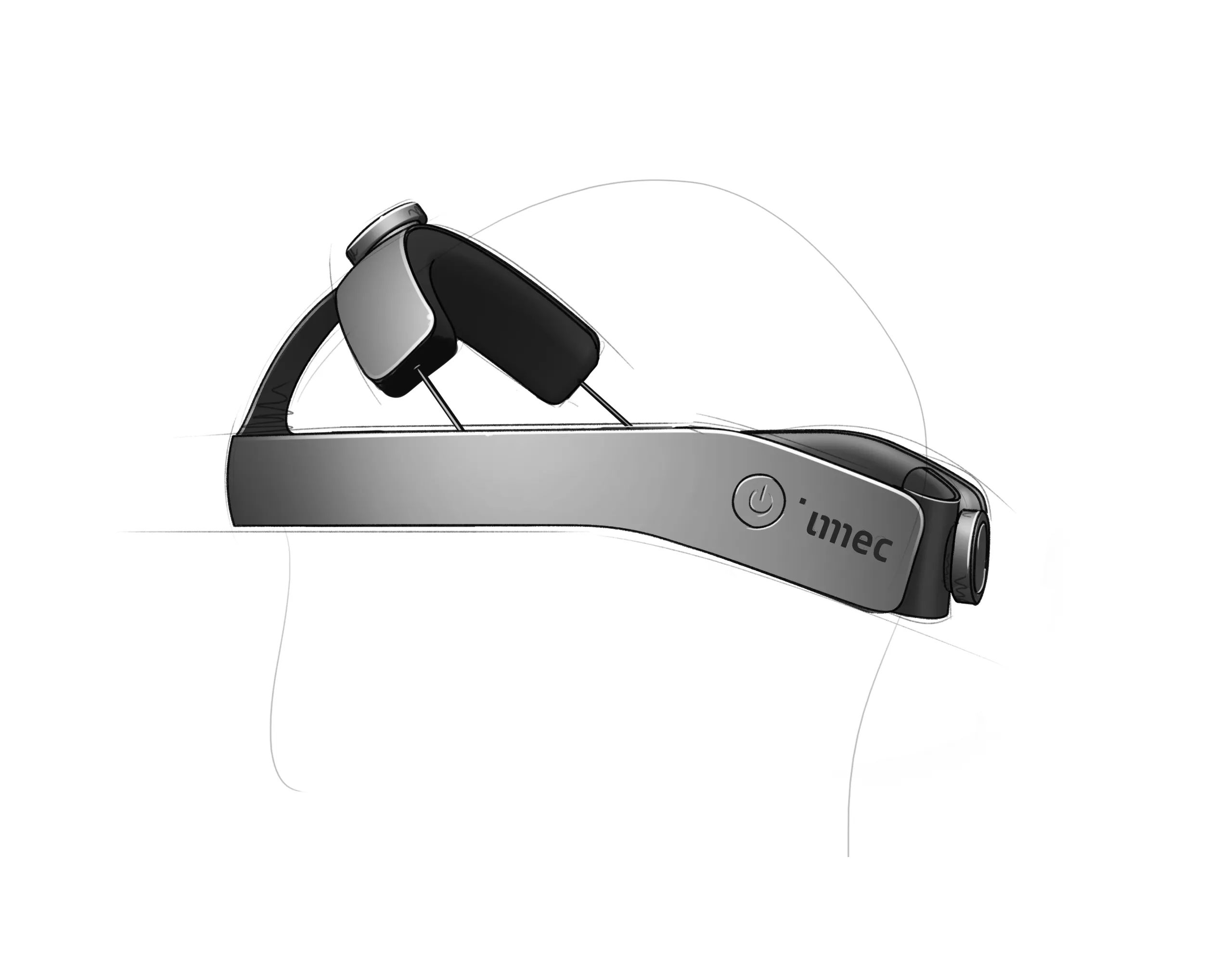 EEG_Headset_Imec_lifestyle_and_medical_concept_schets